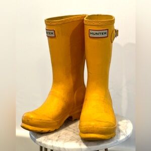 Hunter Yellow Rain Boots